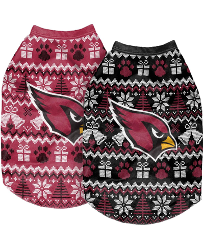 Shop Foco Arizona Cardinals Reversible Holiday Dog Sweater