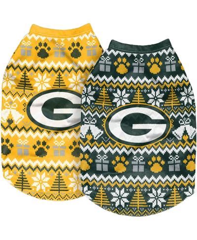 Shop Foco Green Bay Packers Reversible Holiday Dog Sweater