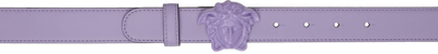 Shop Versace Purple Monochrome Medusa Belt In 1l59v Lilac-lilac-ve