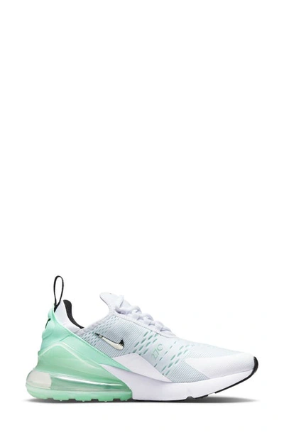 Shop Nike Air Max 270 Sneaker In White/ Silver/ Mint Foam