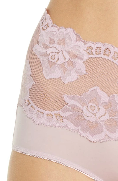 Shop Wacoal Light And Lacy Brief In Dawn Pink