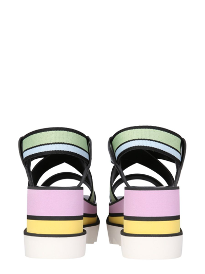 Shop Stella Mccartney Women's Multicolor Fabric Sandals