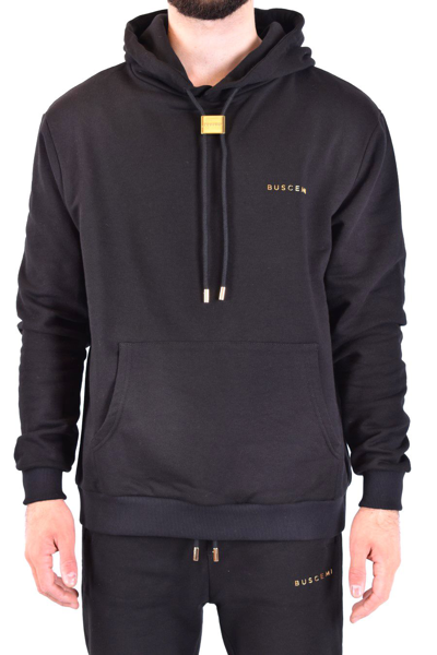 Shop Buscemi Men's Black Cotton Sweatshirt