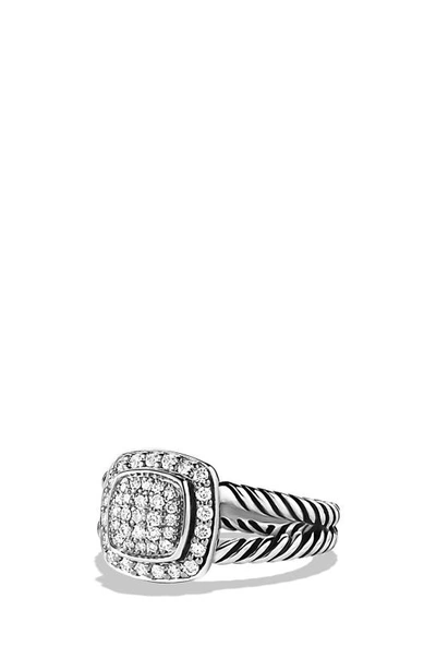 Shop David Yurman Albion Petite Ring With Diamonds