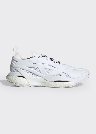 Shop Adidas By Stella Mccartney Asmc Solarglide Cutout Runner Sneakers In Ftwwht