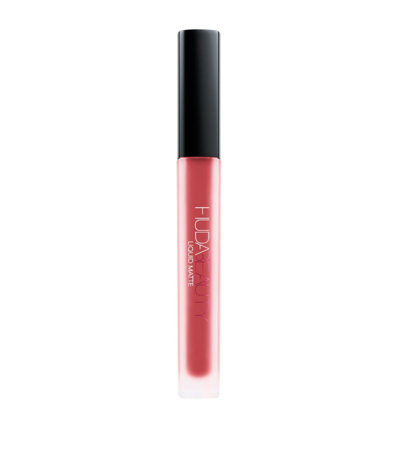 Shop Huda Beauty Liquid Matte Ultra-comfort Transfer-proof Lipstick In Red