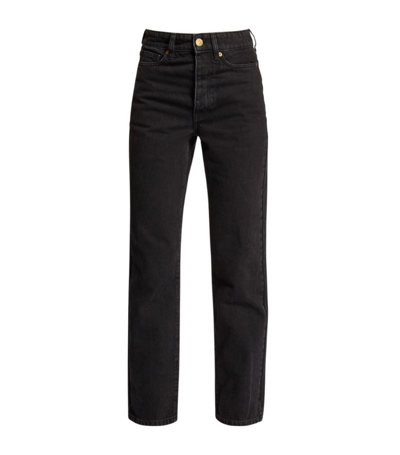 Shop By Malene Birger Miliumlo Straight Jeans In Black