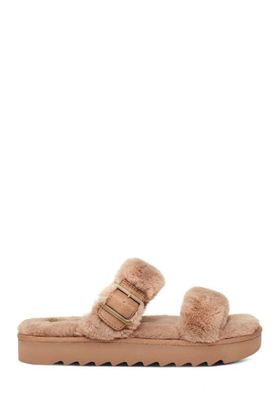 Shop Koolaburra By Ugg Faux Fur Sandal In Amphora