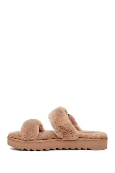 Shop Koolaburra By Ugg Faux Fur Sandal In Amphora