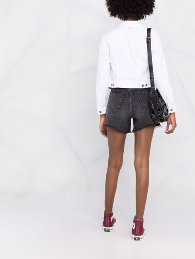 Dondup Collared Button Jacket In White