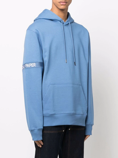 Daily paper discount hoodie captain blue