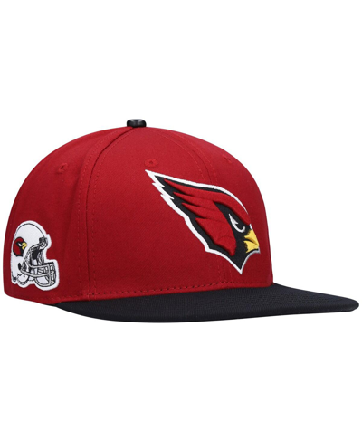 Shop Pro Standard Men's  Cardinal, Black Arizona Cardinals 2tone Snapback Hat In Cardinal/black