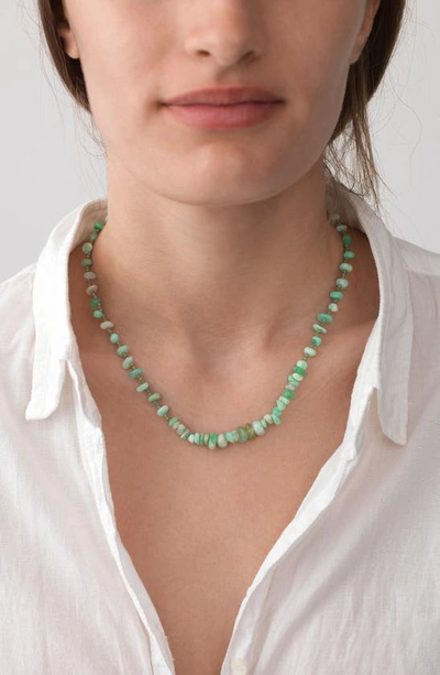 Shop Anni Lu Reef Necklace In Green