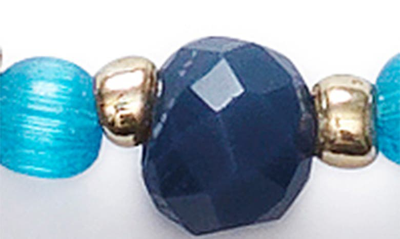 Shop Anni Lu Beaded Bracelet In Blue