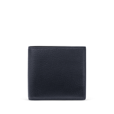 Shop Smythson 8 Card Slot Wallet In Ludlow In Navy