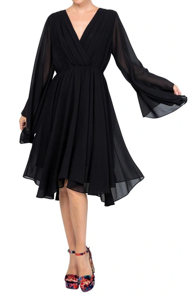 Shop Meghan La Sunset Dress In Black