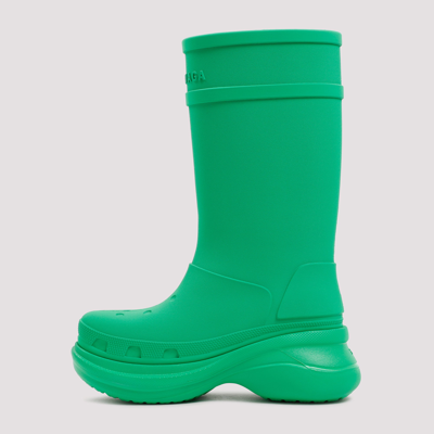 Shop Balenciaga Crocs Boots Shoes In Green
