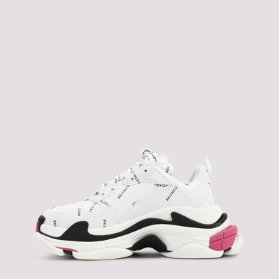 Shop Balenciaga Triple S Sneakers Shoes In Pink &amp; Purple