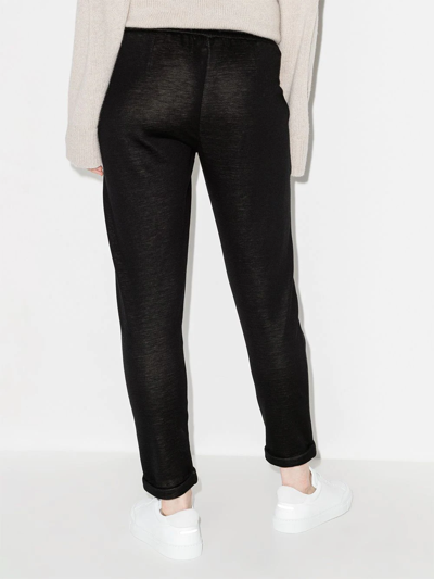 Brunello Cucinelli Women's Cotton And Silk Blend Joggers In Schwarz