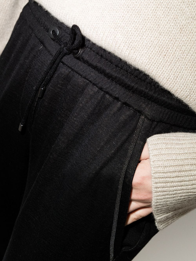 Brunello Cucinelli Women's Cotton And Silk Blend Joggers In Schwarz