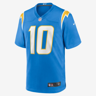 Shop Nike Men's Nfl Los Angeles Chargers (justin Herbert) Game Jersey In Blue