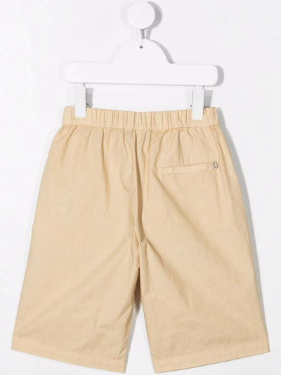 Dondup Elasticated-waistband Shorts In Neutrals