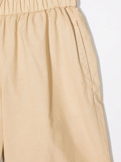 Dondup Elasticated-waistband Shorts In Neutrals