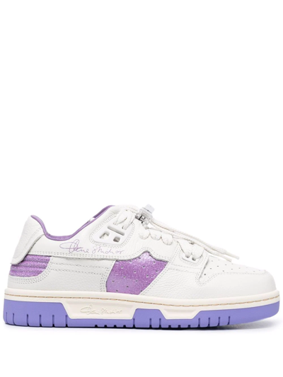 Shop Acne Studios Low Top Basketball Sneakers In White