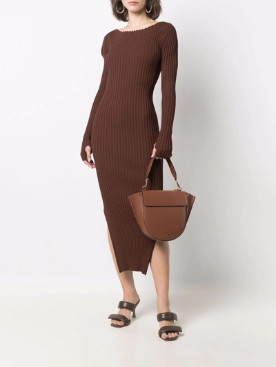 Wandler Hortensia Top-handle Tote Bag In Brown