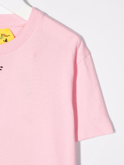 Shop Off-white Off-stamp T-shirt In Pink