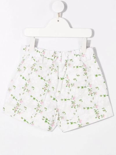 Philosophy Di Lorenzo Serafini White Short For Girl With Flowers In White