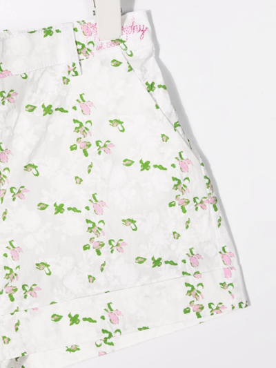 Philosophy Di Lorenzo Serafini White Short For Girl With Flowers In White