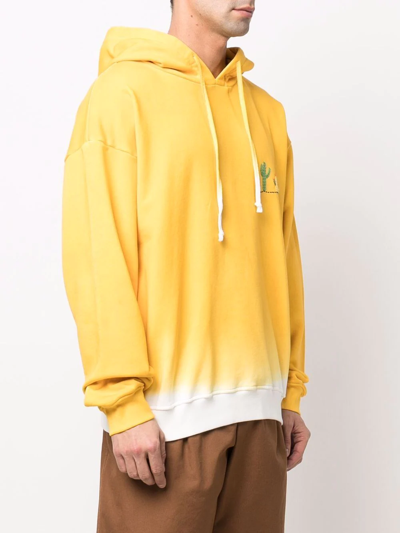 Shop Nick Fouquet Embroidered-design Hoodie In Yellow
