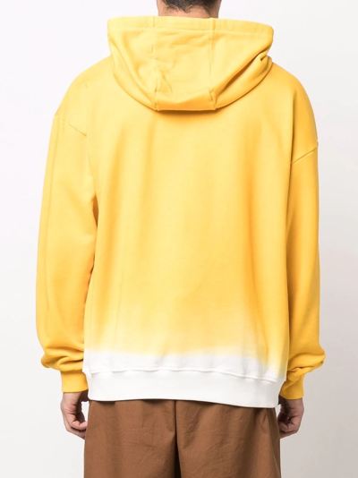 Shop Nick Fouquet Embroidered-design Hoodie In Yellow