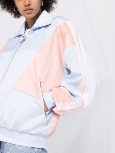 Khrisjoy Colour-block Track Jacket In Purple