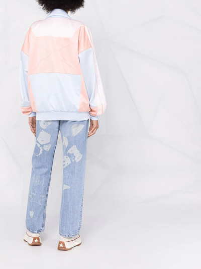 Khrisjoy Colour-block Track Jacket In Purple
