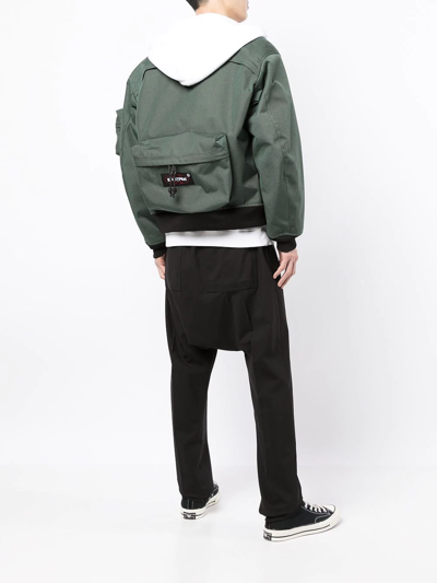 Undercover X Eastpak Bomber Jacket In Green