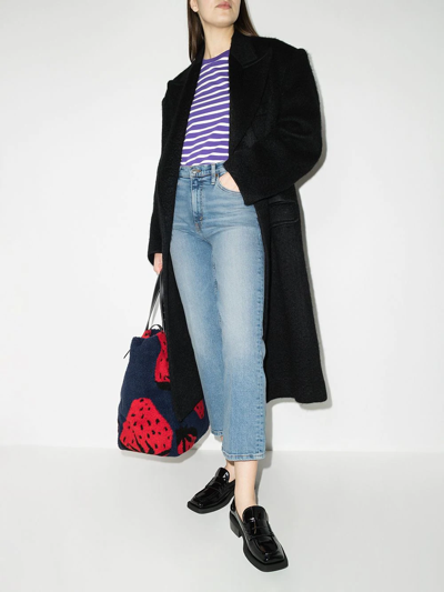 Re/done 90s Loose High-rise Straight-leg Jeans In Blue