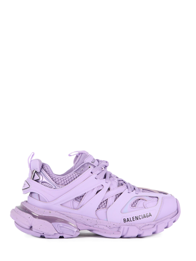 Shop Balenciaga Track Lilac Sneakers In Lilla