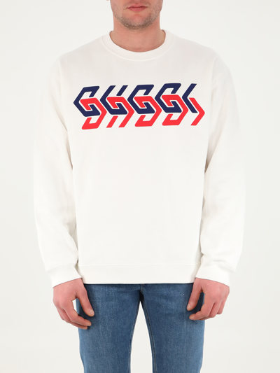 Gucci Off white Mirror Sweatshirt ModeSens