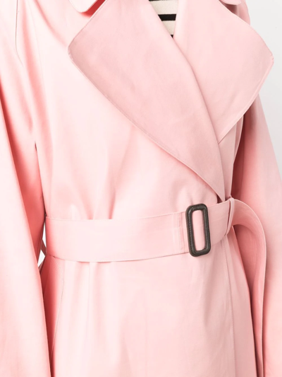 Shop Mackintosh Kintore Bonded Trench Coat In Pink