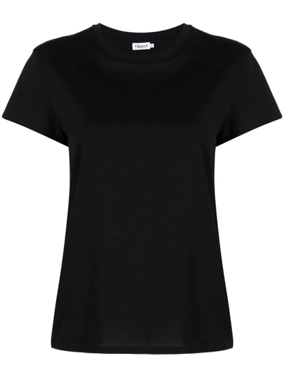 Shop Filippa K Slim Organic Cotton T-shirt In Black