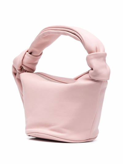 Shop Studio Amelia Mini Nodo Tote Bag In Pink