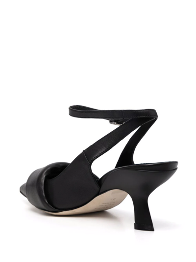 Vic Matie Pointed Low-heel Pumps In Black