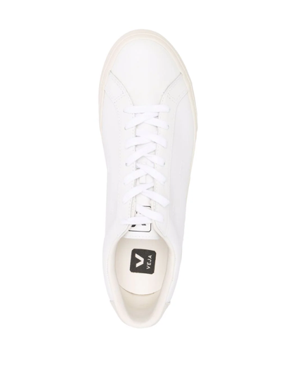 Shop Veja Esplar Low-top Sneakers In White