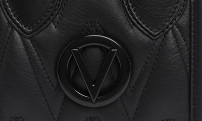 Shop Valentino By Mario Valentino Eva D Leather Tote In Black