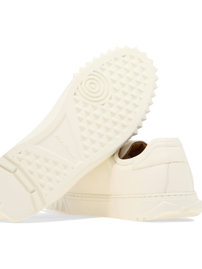 Shop Ferragamo "cube Eco" Sneakers In White