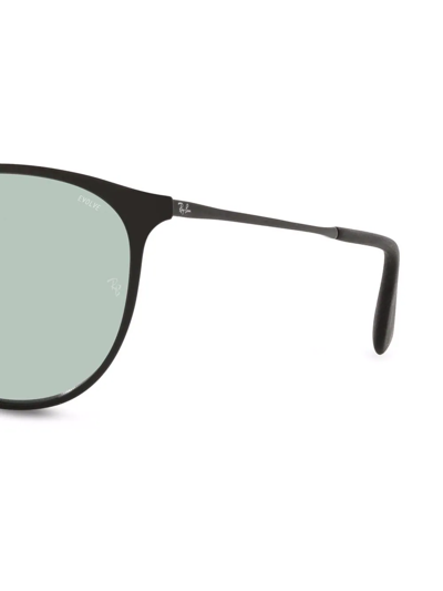 Shop Ray Ban Round-frame Sunglasses In Blue