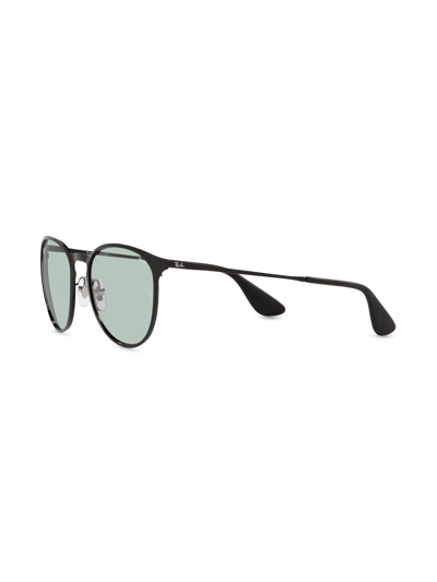Shop Ray Ban Round-frame Sunglasses In Blue