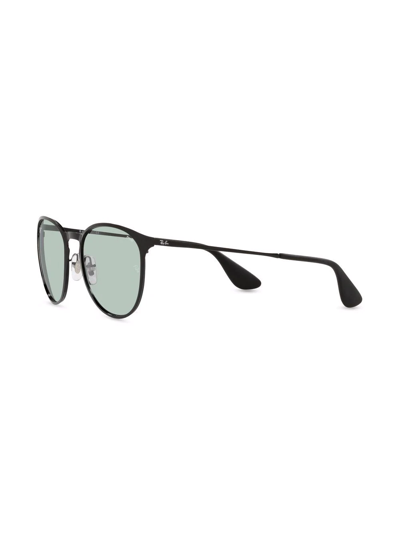Ray Ban Round-frame Sunglasses In Blue